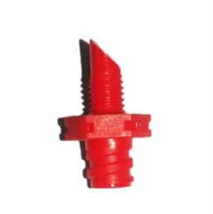 BASE MICROSPRUZZO FILETTATA ROSSA 1.55MM PORTATA 97 LPH