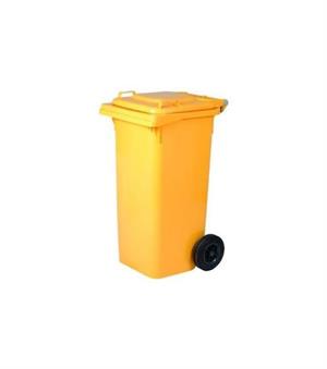 BIDONE C/RUOTE COLORATO LT 120