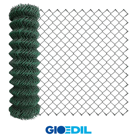 RETE RECINZIONE VERDE ROMBOIDALE H 2.00 MT