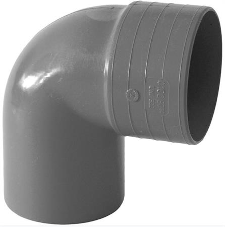 CURVA PVC CHIUSA GRIGIA D.40