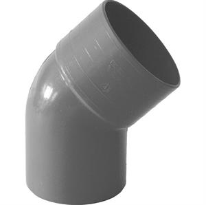 CURVA PVC APERTA D.100 GRIGIO