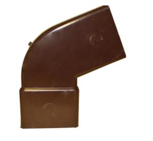 CURVA PVC APERTA 100X100 TESTA DI MORO