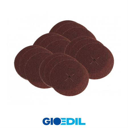 DISCHI CARTA ABRASIVI 80 MM 125 VELCRO PZ 15