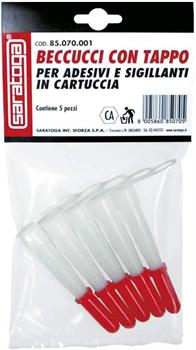 BECCUCCI SILICONE CON TAPPO PZ 5
