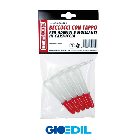 BECCUCCI SILICONE CON TAPPO PZ 5
