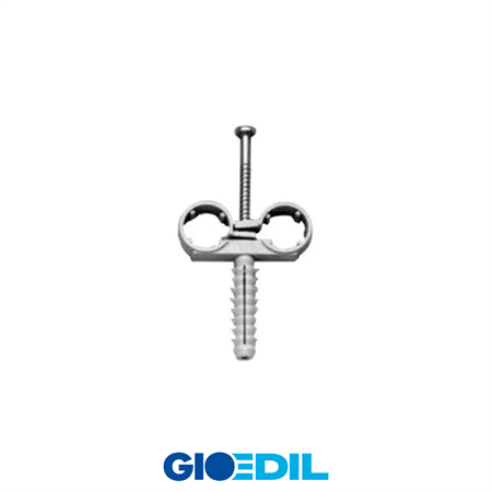COLLARE NYLON DOPPIO CON TASSELLO D.18