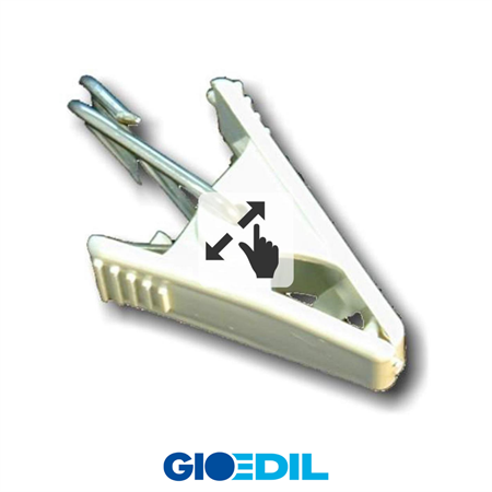 MOLLETTA BIANCA CON GANCIO