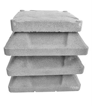 COMIGNOLO IN CEMENTO 40X40 4 ELEMENTI + FINALE