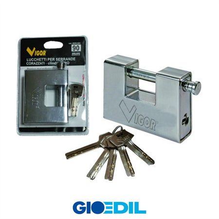 LUCCHETTO VIGOR 90MM CILINDRO EUROPEO