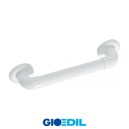 MANIGLIONE RIGATO BIANCO CM.30