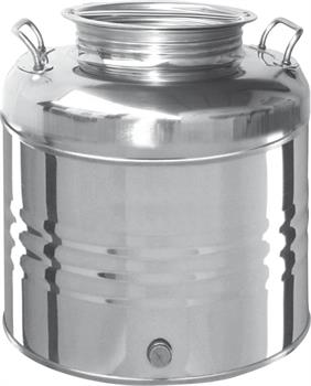 FUSTINO INOX PER OLIO LT.30