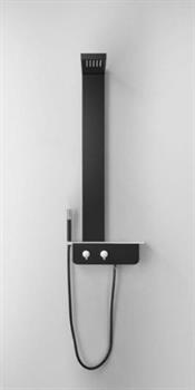 COLONNA DOCCIA MOLARA NERO SATINATO LCD130B