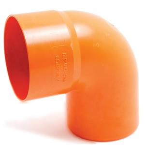 CURVA WC IN PVC D.100 BASSA