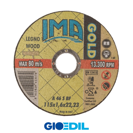DISCO TAGLIO FINE LEGNO 115