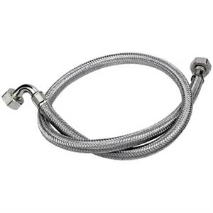 FLESSIBILE INOX CM.30 M/F 1/2X1/2 CON CURVETTA