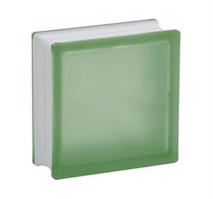 VETROMATTONE VERDE SATINATO ONDULATO