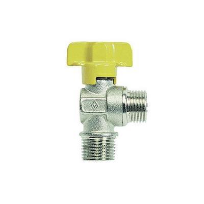 RUBINETTO GAS A SQUADRA 1/2 MM