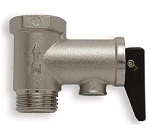 VALVOLA SICUREZZA SCALDABAGNO 1/2 C/LEVA