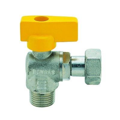 VALVOLA SFERA GAS 3/4 M/F A SQUADRA  BOCCHETTONATA