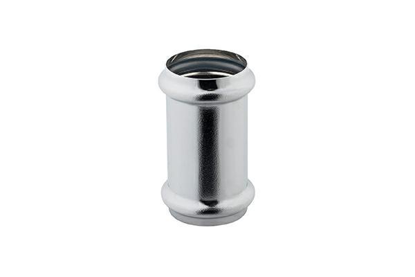 GIUNZIONE PER TUBI CROMATI 2 O-RING D.30