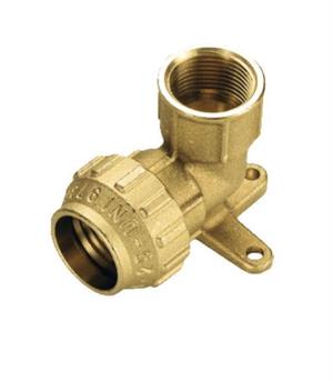 GOMITO OTTONE POLIETILENE FLANGIATO 25X3/4