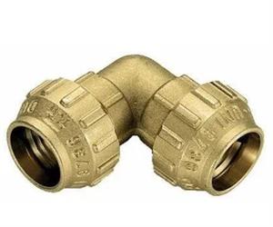 GOMITO OTTONE POLIETILENE 25X25