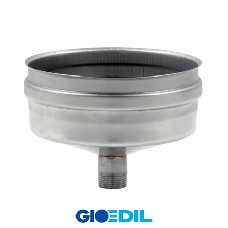 GOCCIOLATOIO INOX PER CANNA FUMARIA D.80