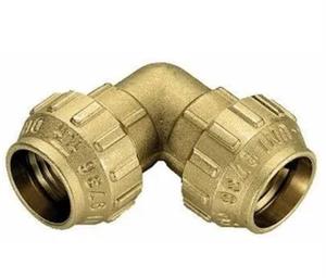 GOMITO OTTONE POLIETILENE 32X32