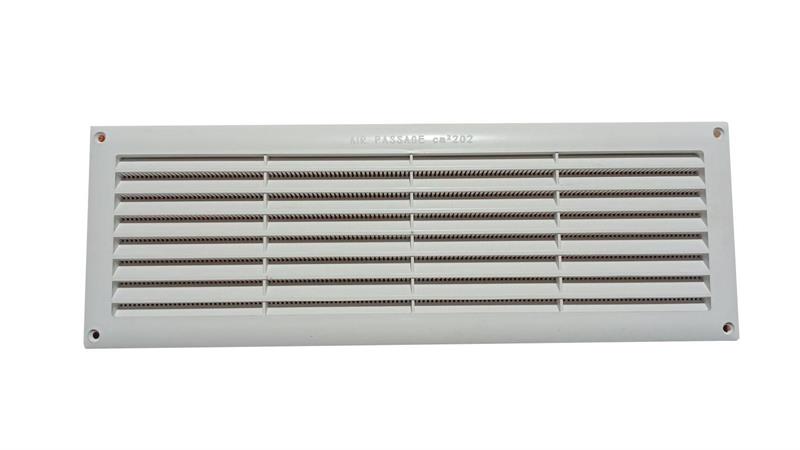 GRIGLIA PLASTICA BIANCA 125X365