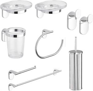 KIT ACCESSORI BAGNO 8 PZ ZERO