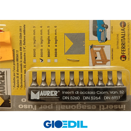 KIT INSERTI A TAGLIO MM 4