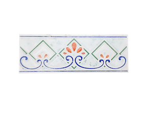 LISTELLO 7.5X20 ATENE BLU