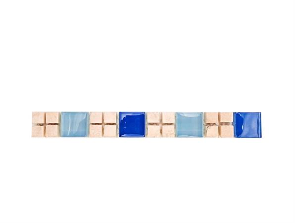LISTELLO 2X20 MARMO VETRO BLU