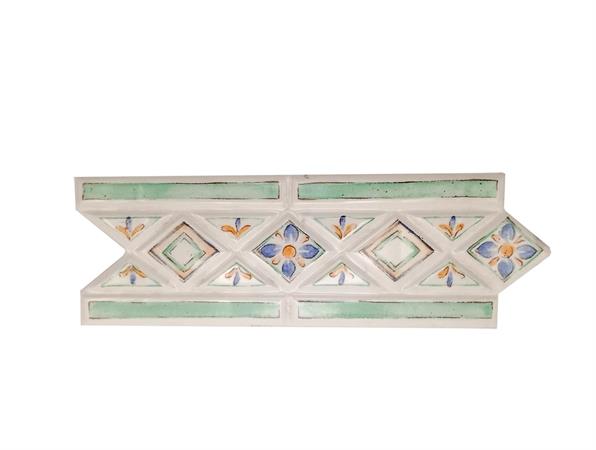LISTELLO 8X23 FRECCIA QUADRI VERDE