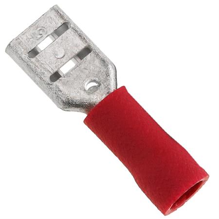 MORSETTO FASTON 4,8MM F ROSSO