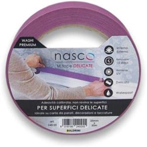 NASTRO CARTA TESA ROSA INTERNI 25