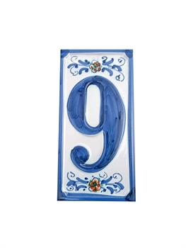 NUMERO CIVICO IN CERAMICA N.8