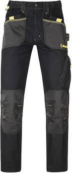 PANTALONI JEANS+PILE WOLF NERO TAGLIA L