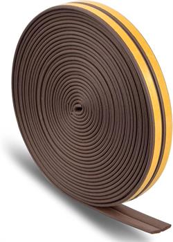 PARASPIFFERO IN GOMMA MT 6 MARRONE