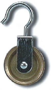 CARRUCOLA IN FERRO ZINCATO MM.50