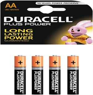 PILE DURACELL STILO 4PZ.