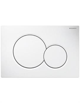 PLACCA GEBERIT 2 TASTI BIANCA