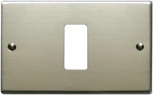 PLACCA ALLUMINIO 1 POSTO