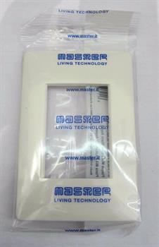 PLACCA MASTER TRE POSTI BIANCA ASPEN