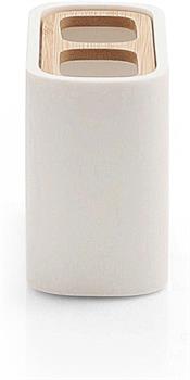 PORTA SPAZZOLINI NINFEA BIANCO MATT