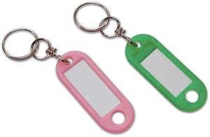 PORTACHIAVI C/ETICHETTA + ANELLO