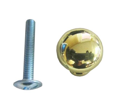POMELLO OTTONE PER PORTA C/VITE D 30