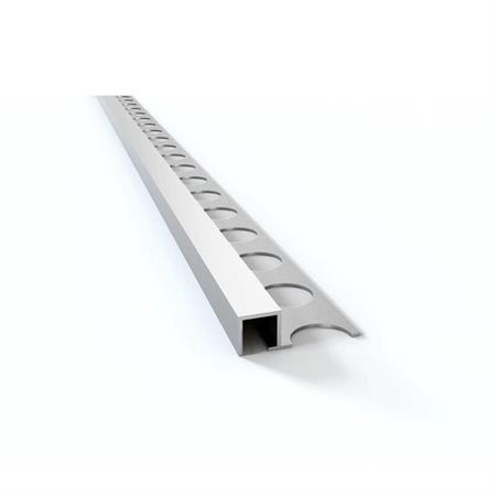PROFILO JOLLY ALLUMINIO SATINATO QUADRATO 11X2,7