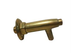 RUBINETTO OTTONE CON PULSANTE ORNAMENTALE