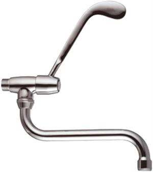 RUBINETTO A MURO C/LEVA CLINICA 1/2